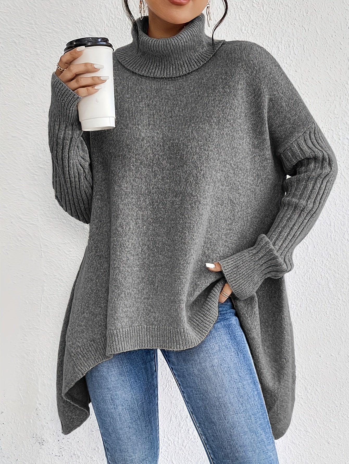 SOPHIE | OVERSIZED TURTLENECK SWEATER
