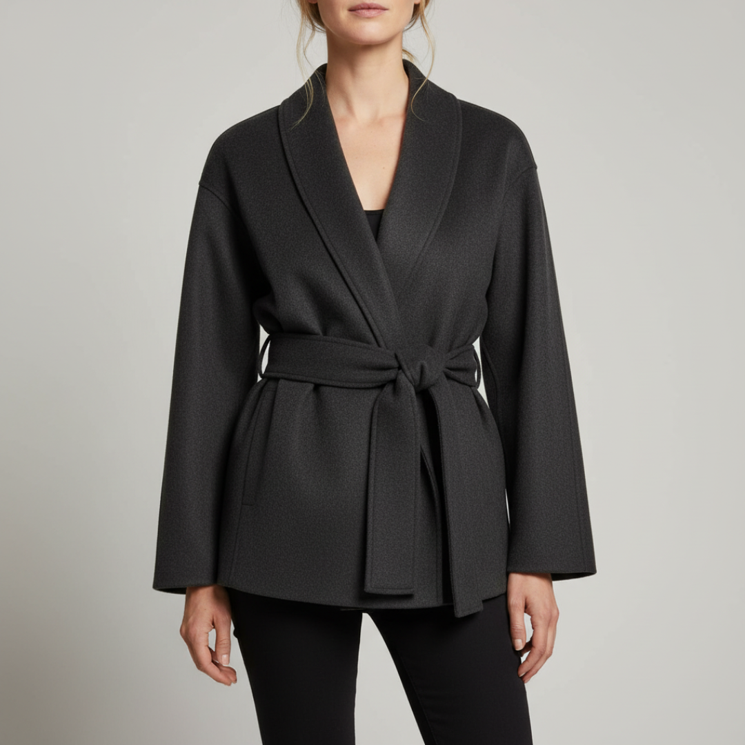 BLAIRE | BELTED WRAP JACKET