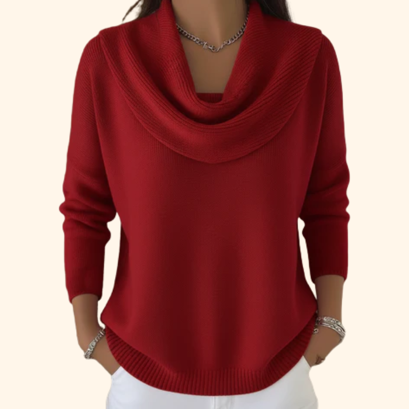 AMELIA | COLLAR-NECK SWEATER