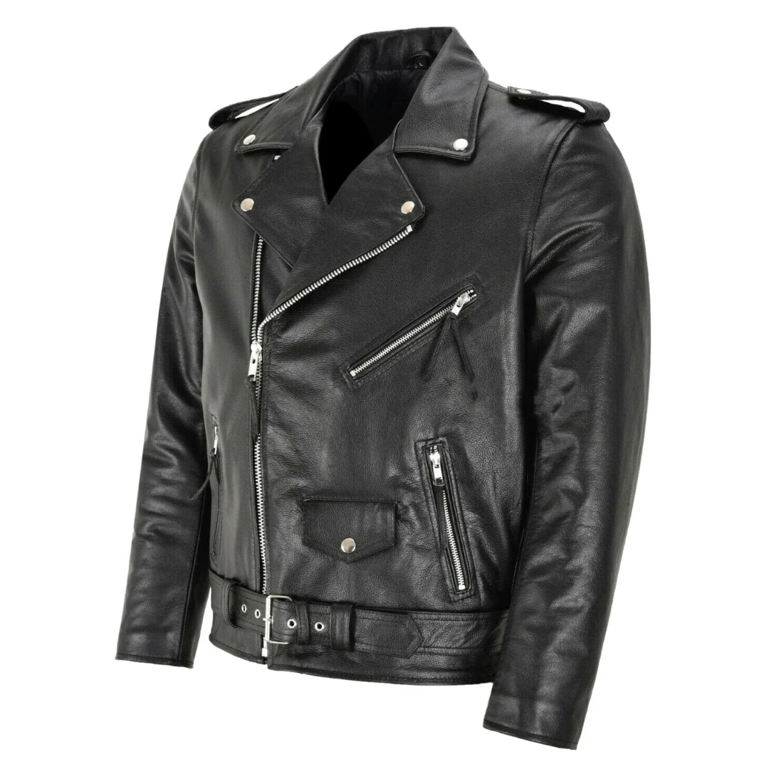 MASON | CLASSIC LEATHER BIKER JACKET
