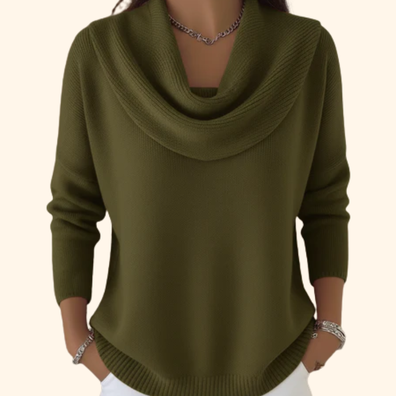 AMELIA | COLLAR-NECK SWEATER