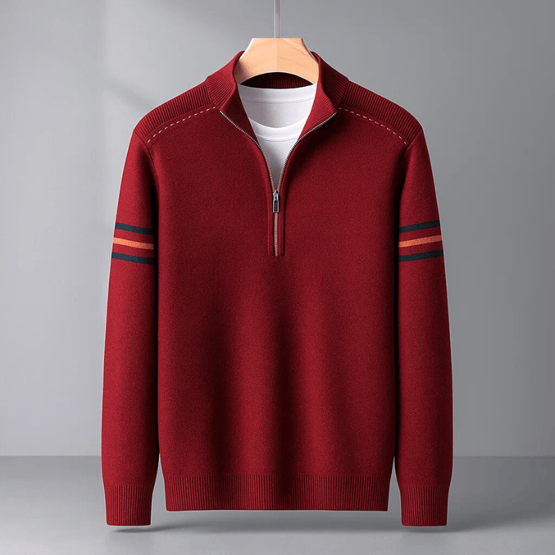 DENNIS | MODERN HALF-ZIP SWEATER EASE