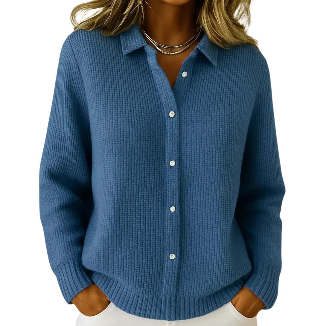 AURORA | TEXTURED KNIT BUTTON CARDIGAN