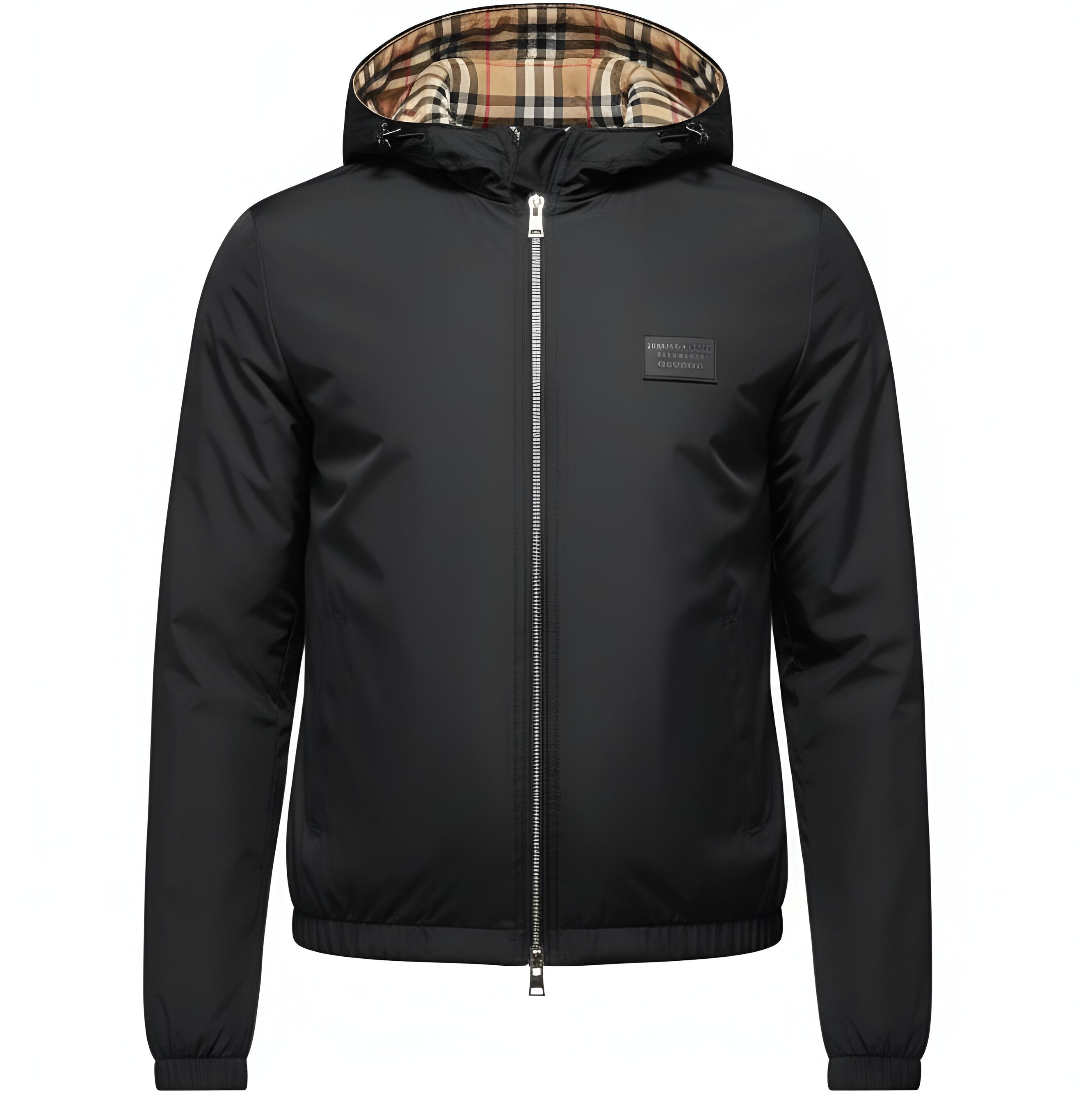 BURMONT | CHECK HOODED JACKET