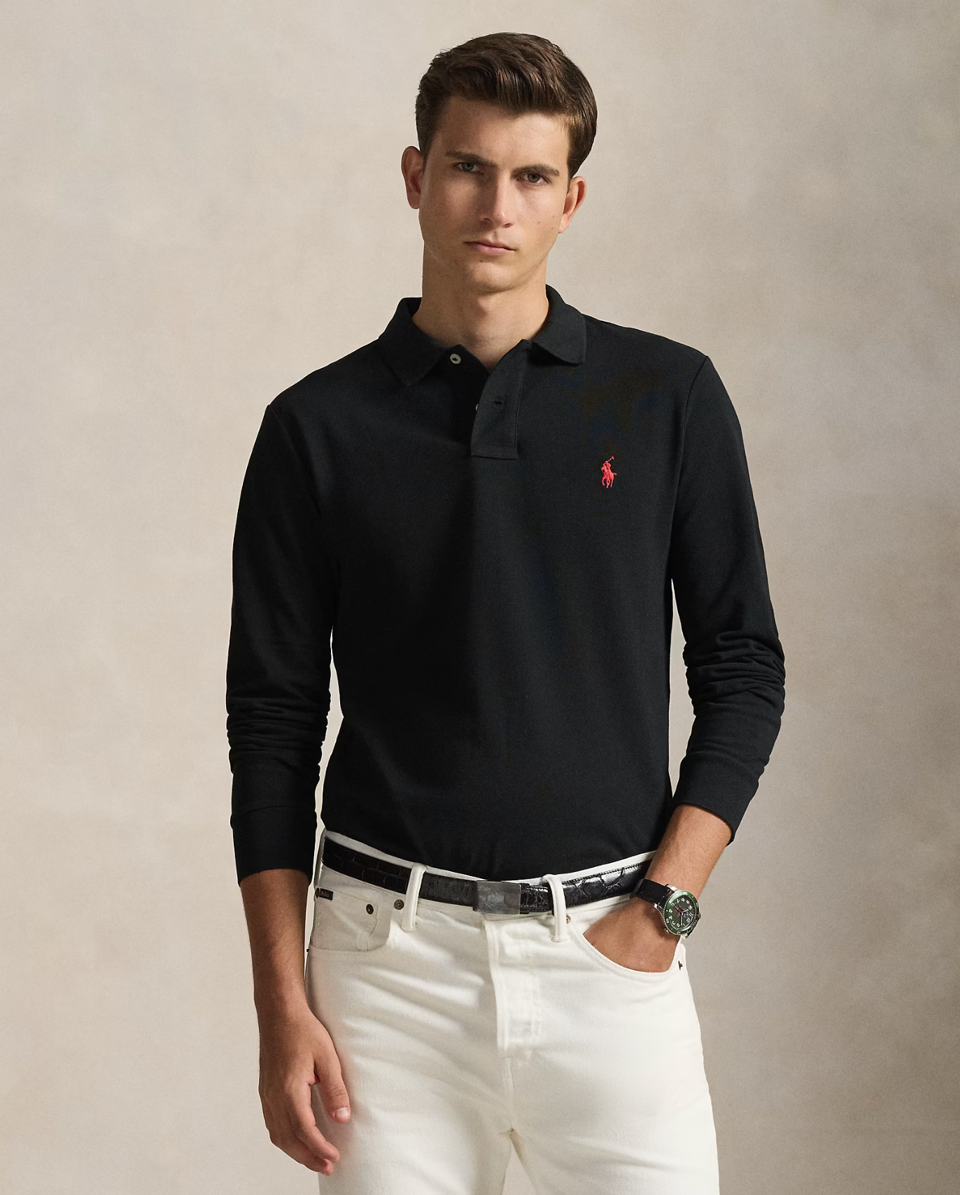 ALFRED | LONG-SLEEVED POLO SHIRT