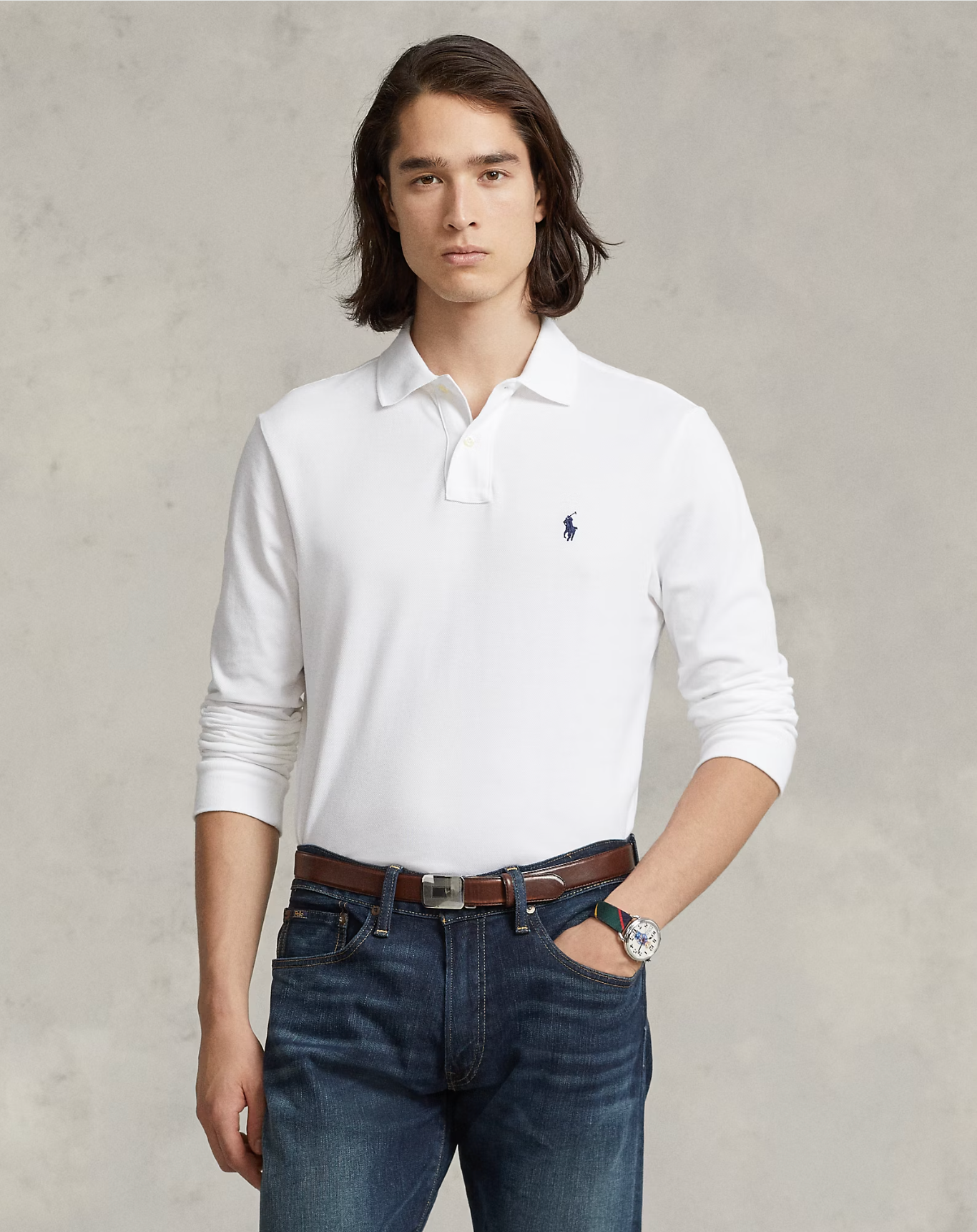 ALFRED | LONG-SLEEVED POLO SHIRT