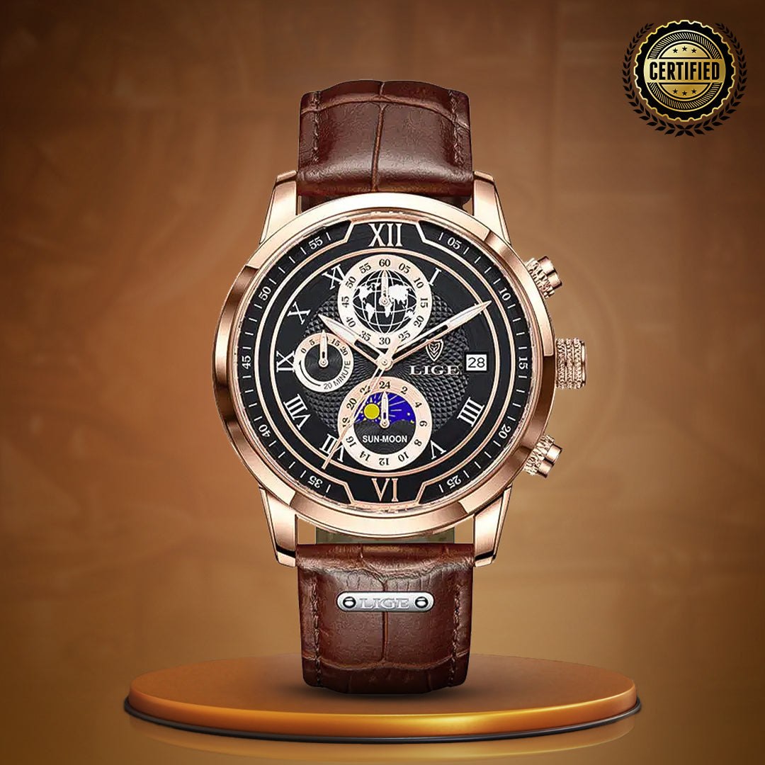 Luminescent Chronograph Wrist Watch