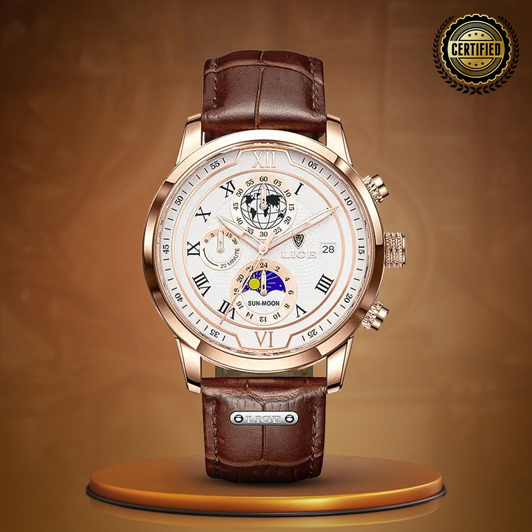 Luminescent Chronograph Wrist Watch