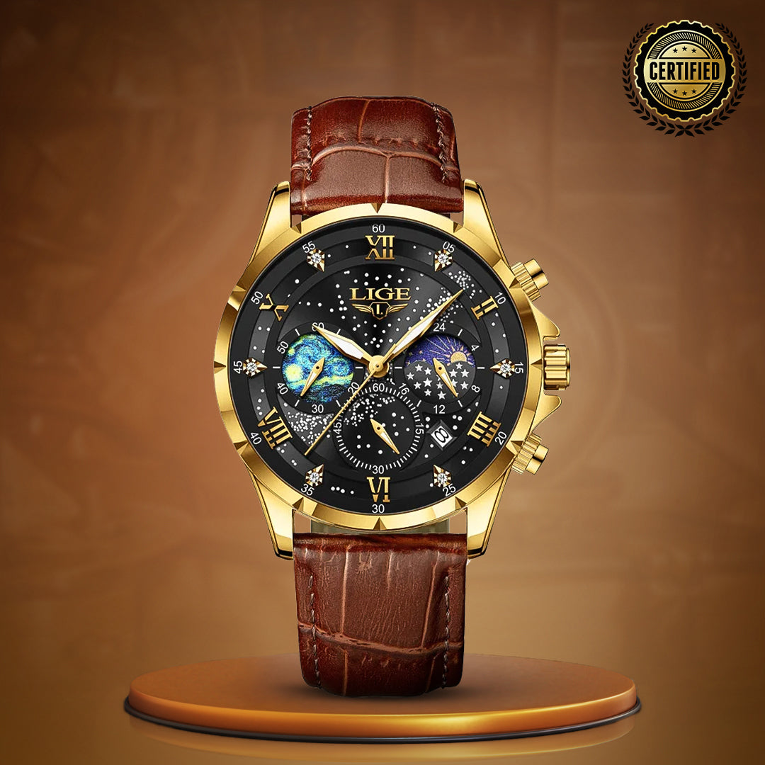 Celestial Chronograph Wrist Watch