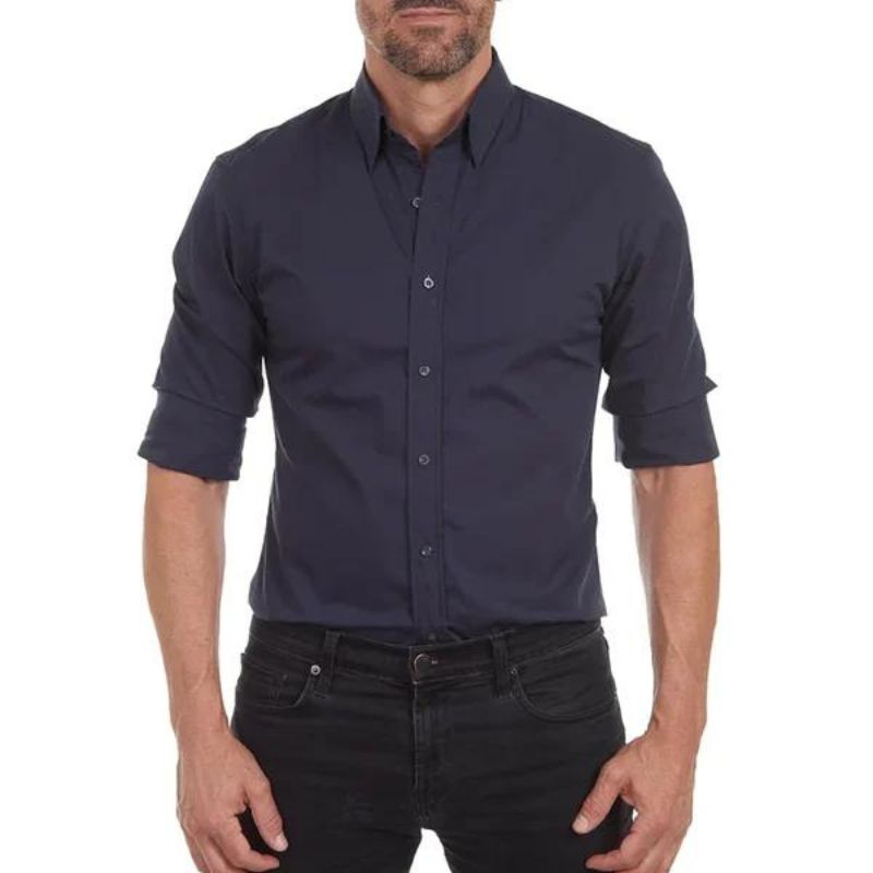 LIAM | WRINKLE-FREE SHIRT WITH ZIP