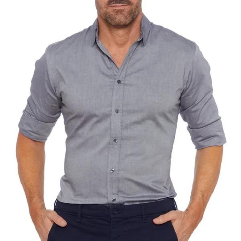 LIAM | WRINKLE-FREE SHIRT WITH ZIP