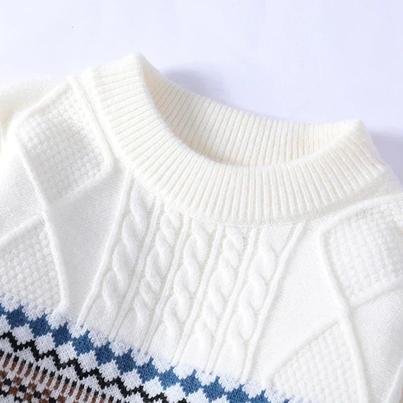 HOWARD | NORDIC TEXTURED WINTER SWEATER