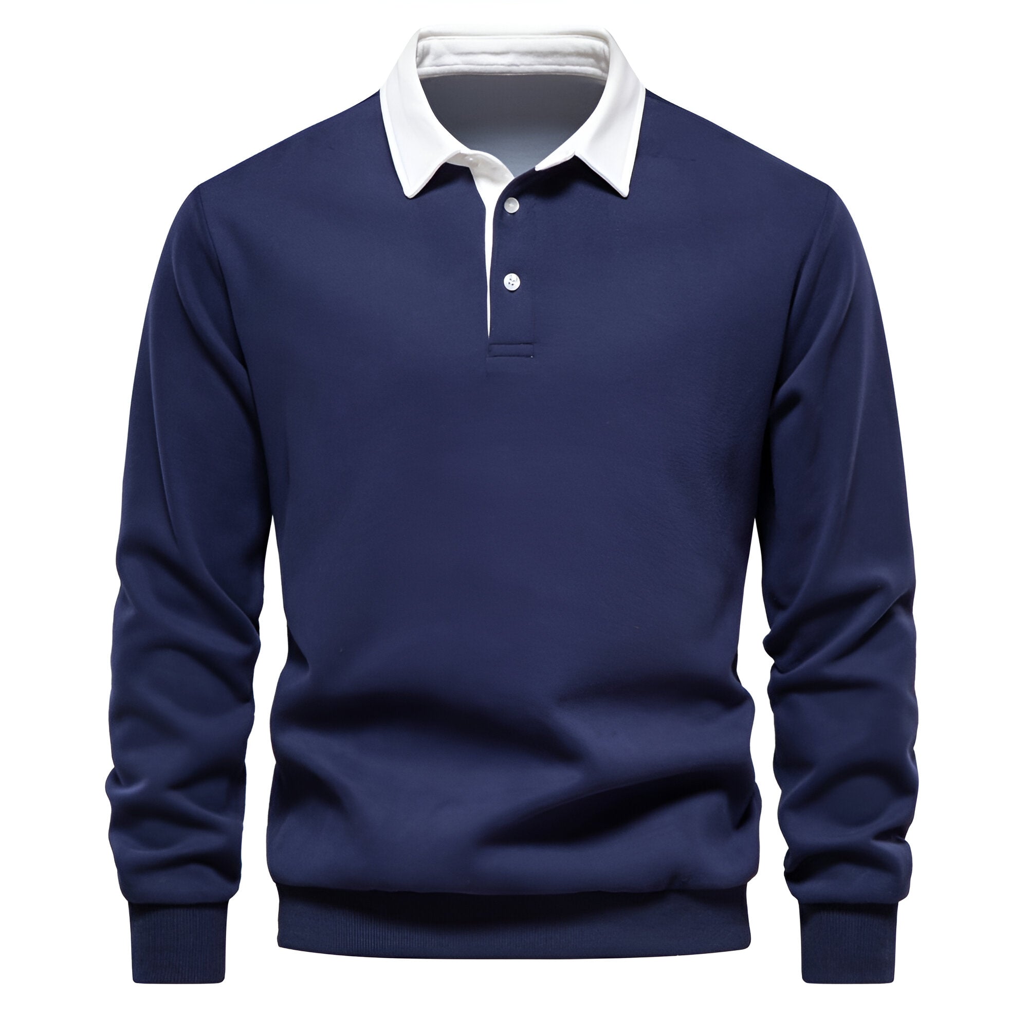 LEONARD | STYLISH POLO COLLAR SWEATER