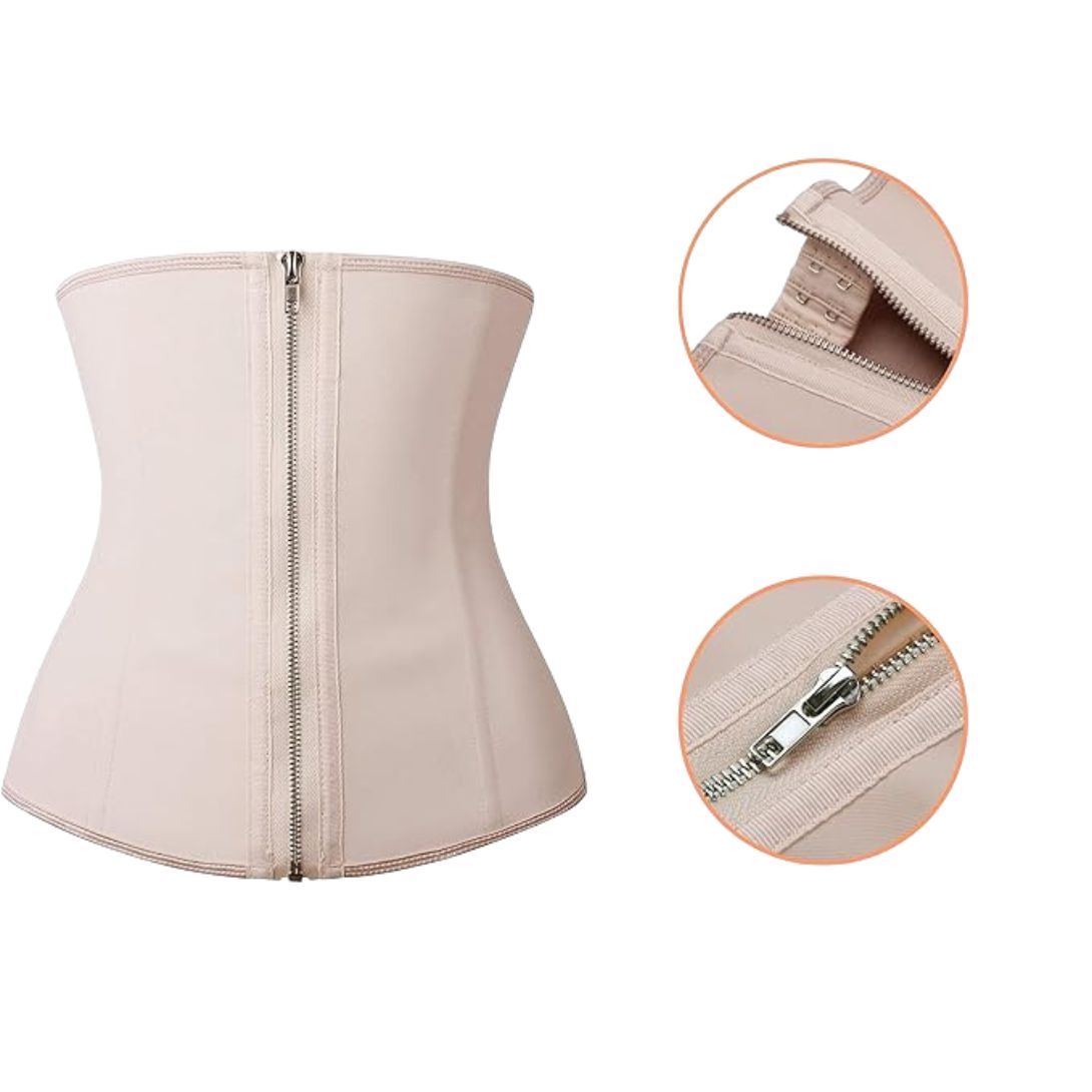 WOMEN’S UNDERBUST WAIST TRAINER – ZIP & HOOK SUPPORT