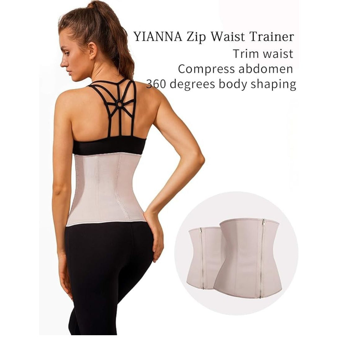 WOMEN’S UNDERBUST WAIST TRAINER – ZIP & HOOK SUPPORT
