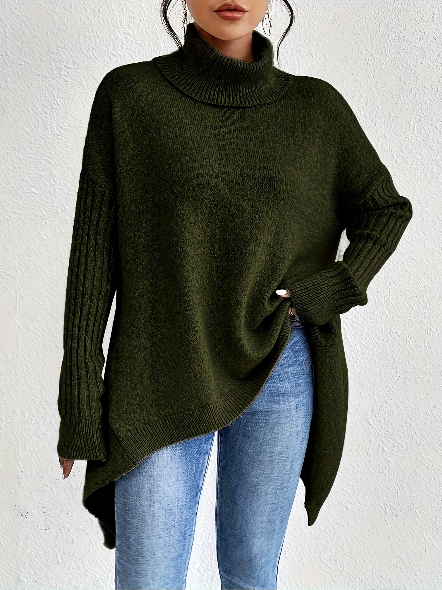 SOPHIE | OVERSIZED TURTLENECK SWEATER
