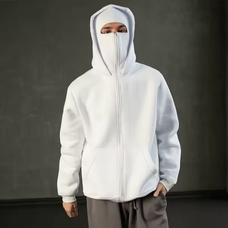 ALEX | 3-IN-1 TECH HOODIE: ALL-WAETHER, BUILT-IN FACE COVER - UNISEX