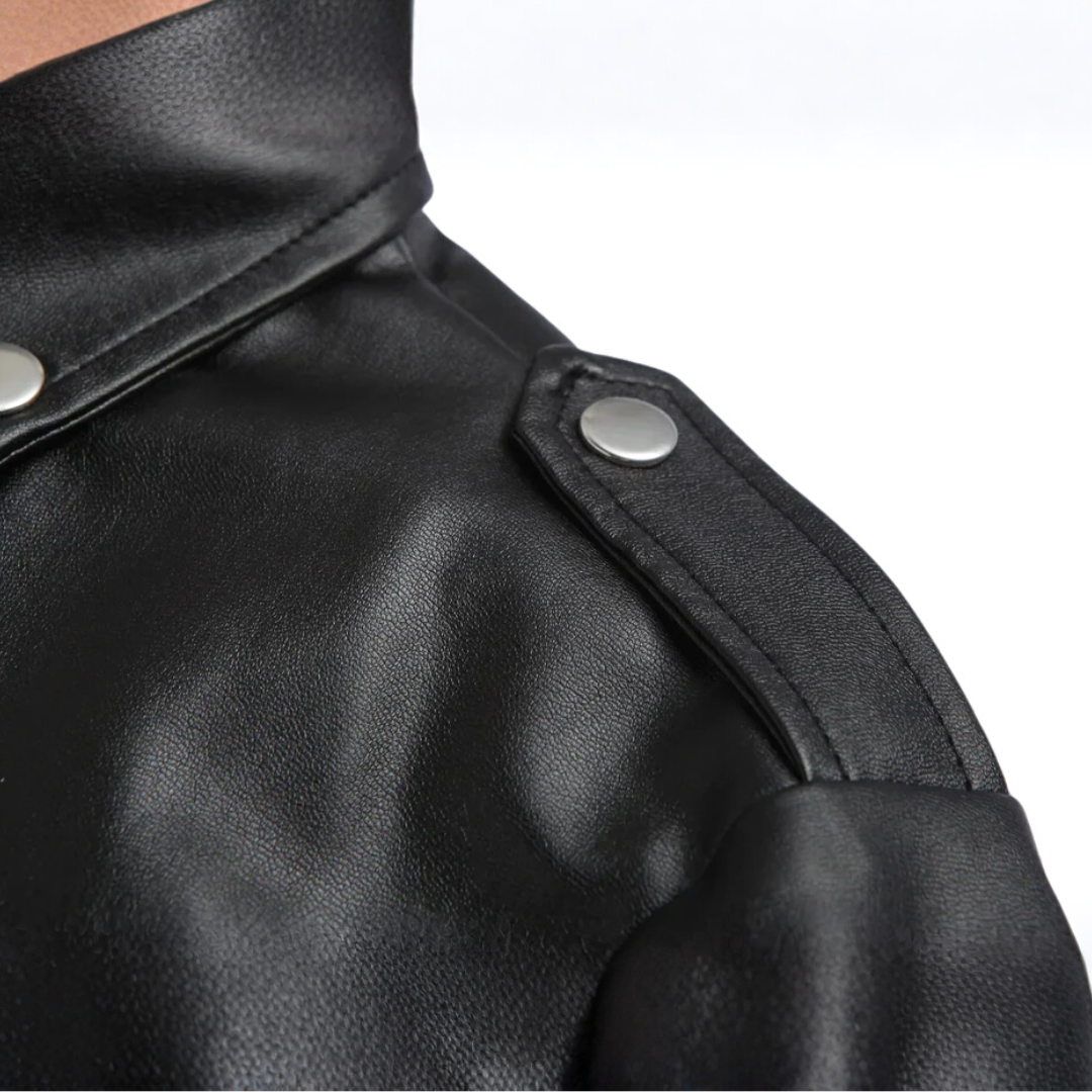 MASON | CLASSIC LEATHER BIKER JACKET