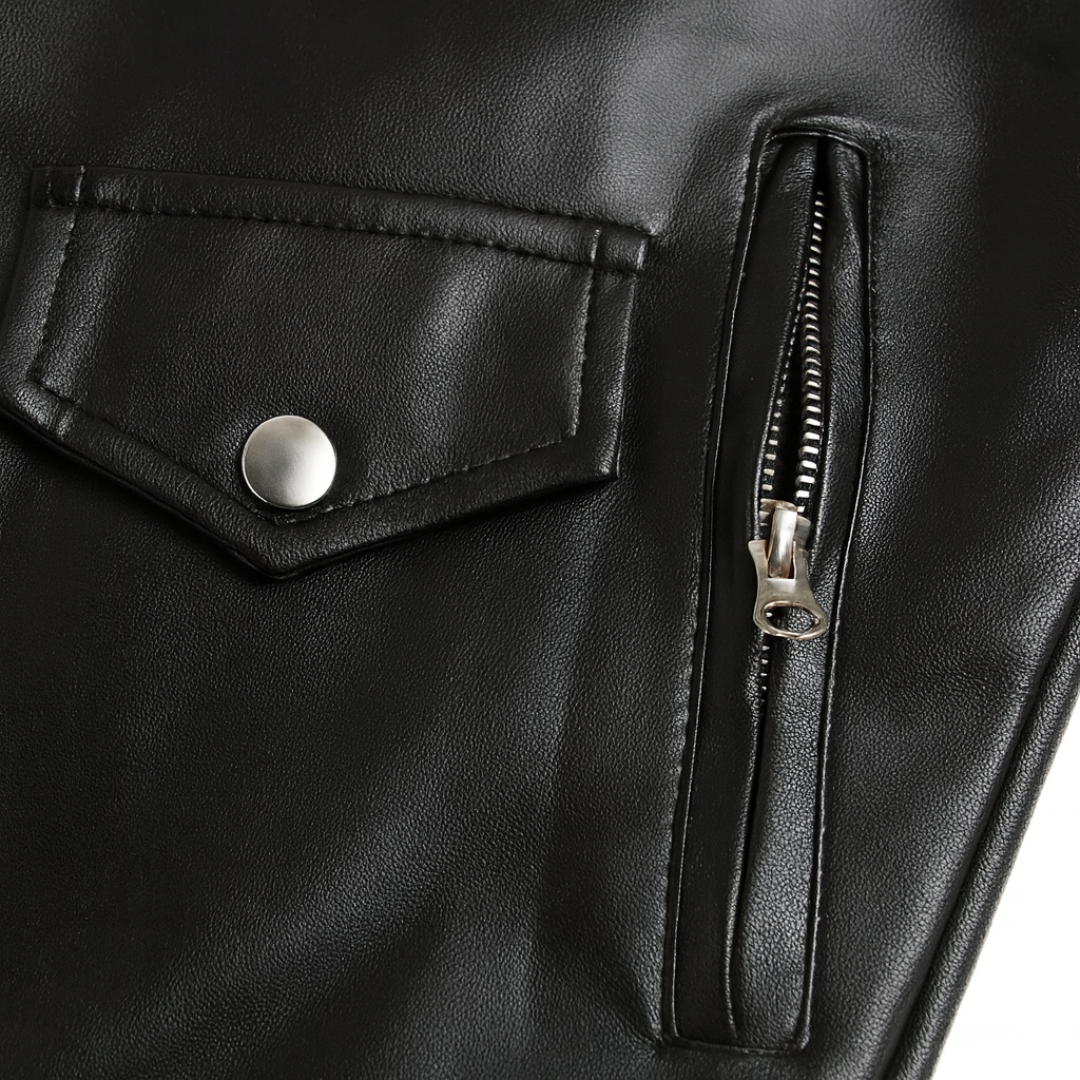 MASON | CLASSIC LEATHER BIKER JACKET