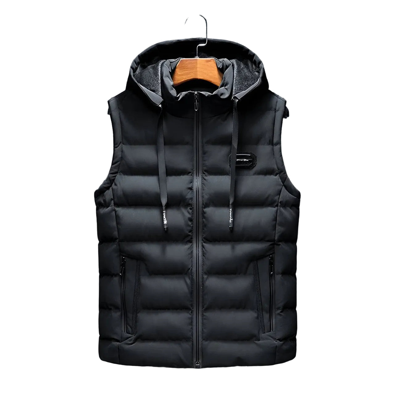 HARLAN | PADDED VEST WITH HOOD