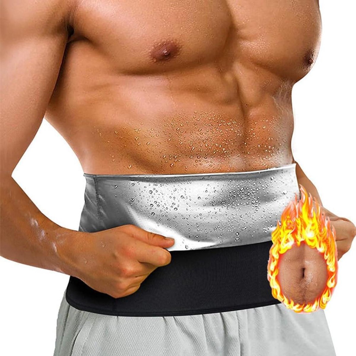 MEN'S NEOPRENE ABDOMINAL BAND FOR WEIGTH LOSS