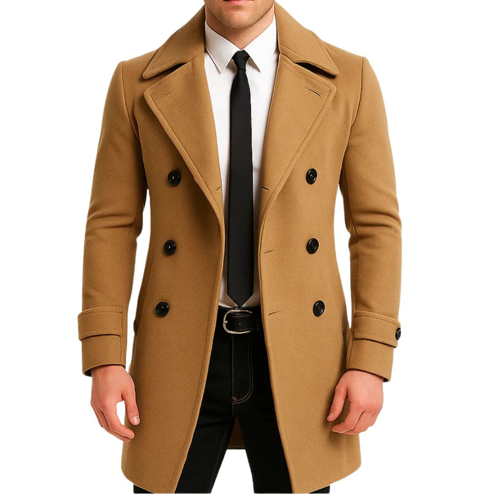 HUDSON | DOUBLE-BREASTED WOOL COAT