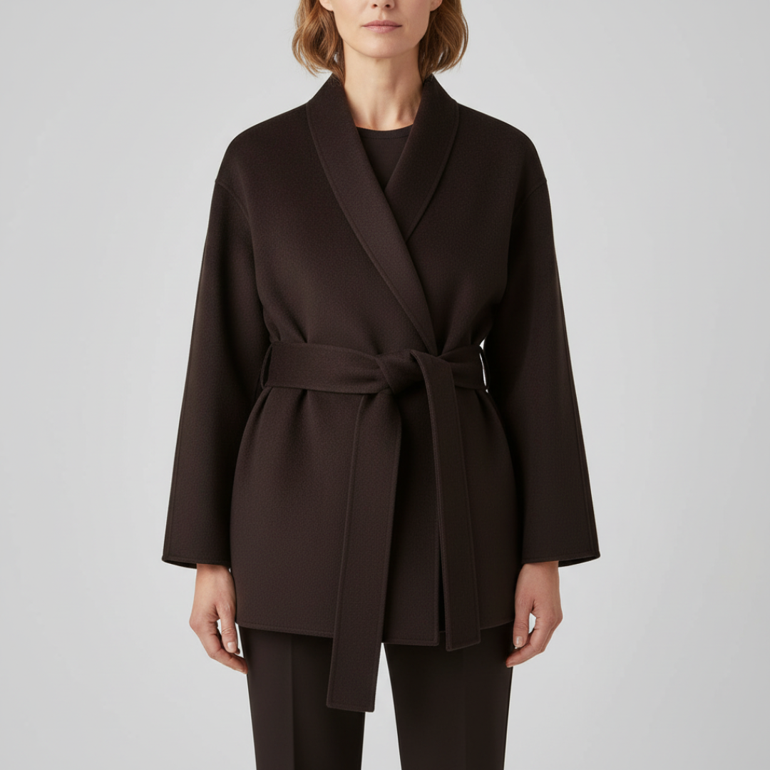 BLAIRE | BELTED WRAP JACKET