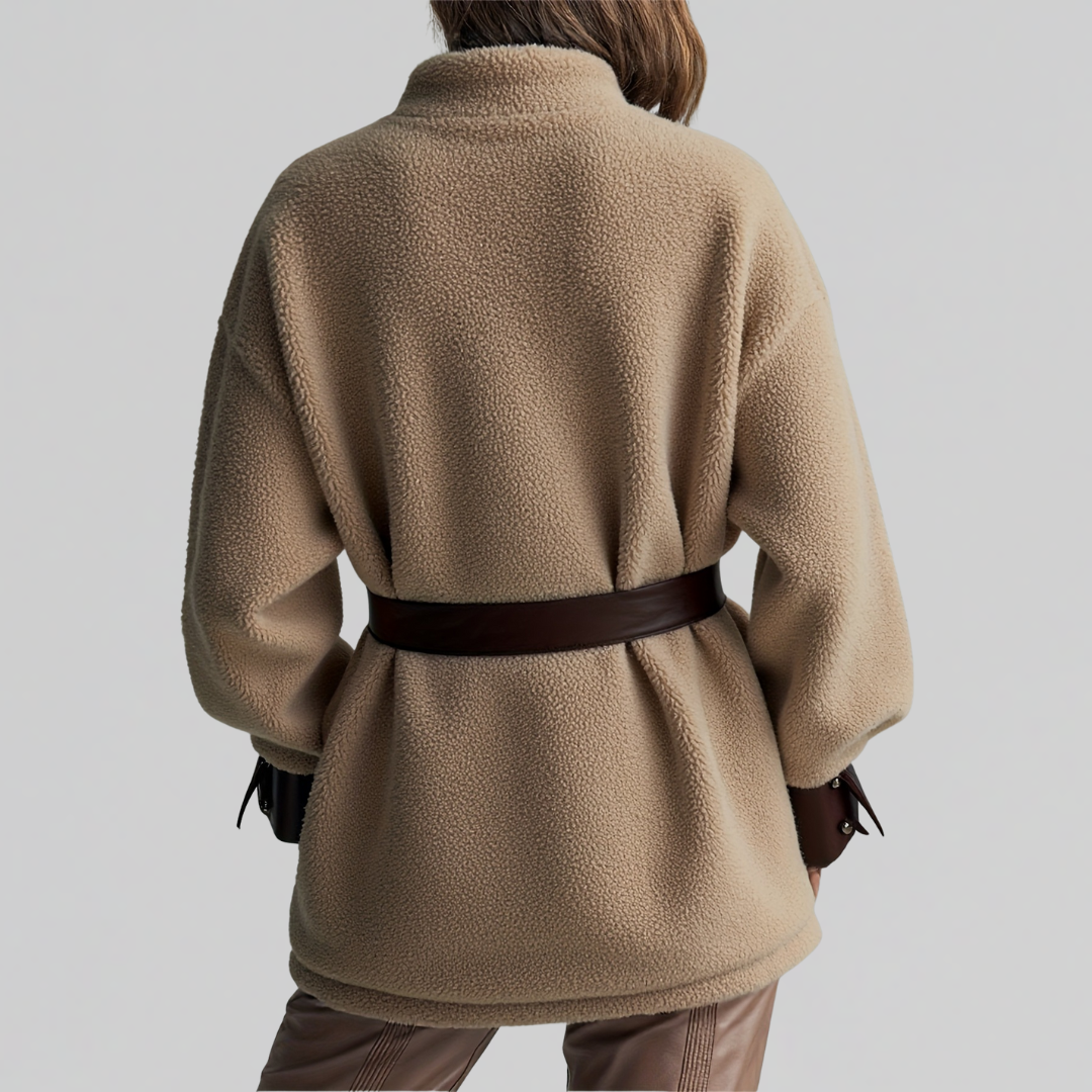 BRIDGET | BELTED TEDDY JACKET