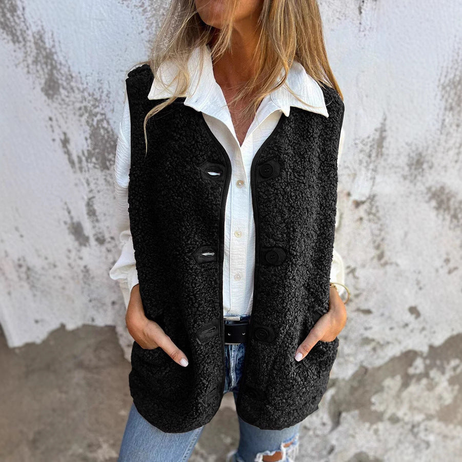 MAYA | BUTTON-DOWN WARM VEST