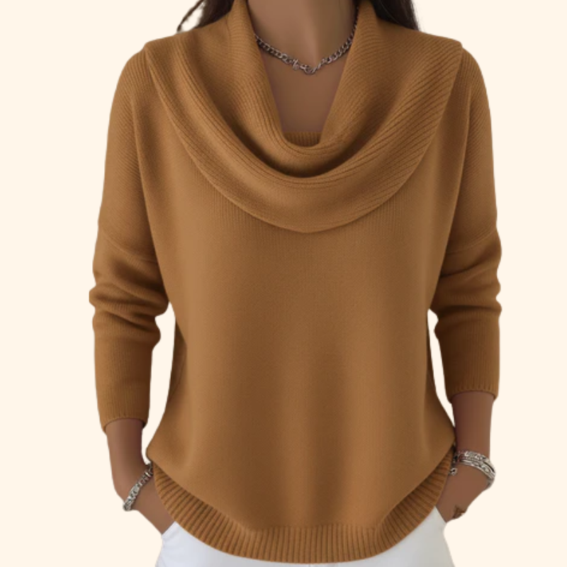 AMELIA | COLLAR-NECK SWEATER