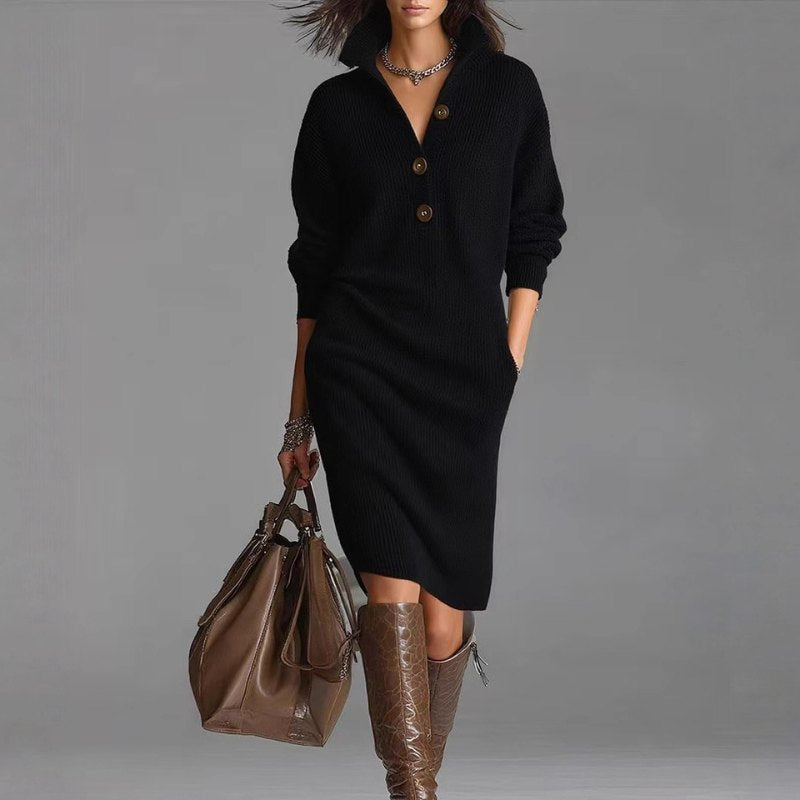 LILA | WARM KNIT DRESS