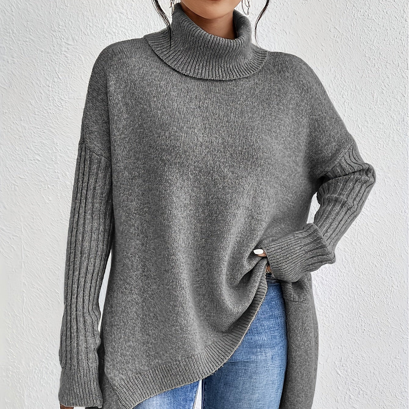 SOPHIE | OVERSIZED TURTLENECK SWEATER