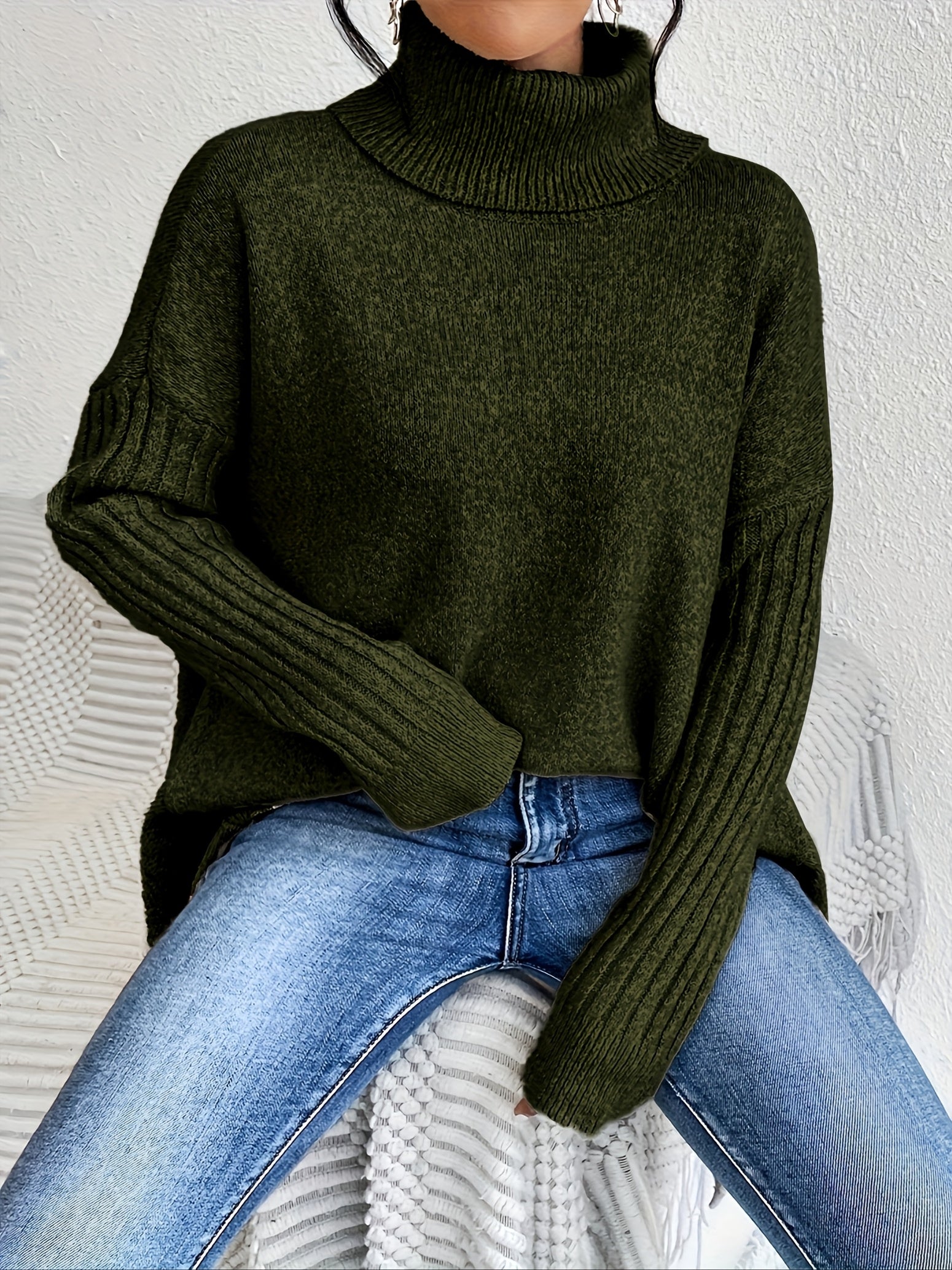 SOPHIE | OVERSIZED TURTLENECK SWEATER