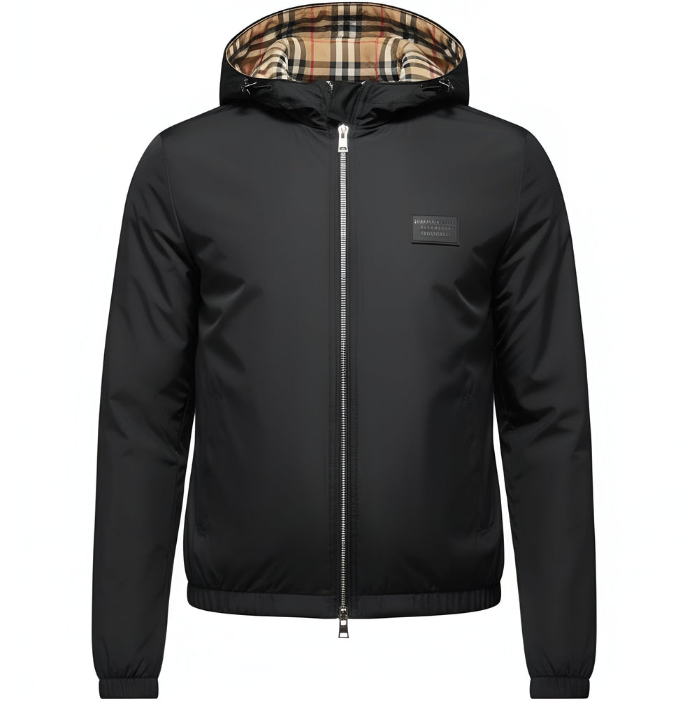 BURMONT | CHECK HOODED JACKET
