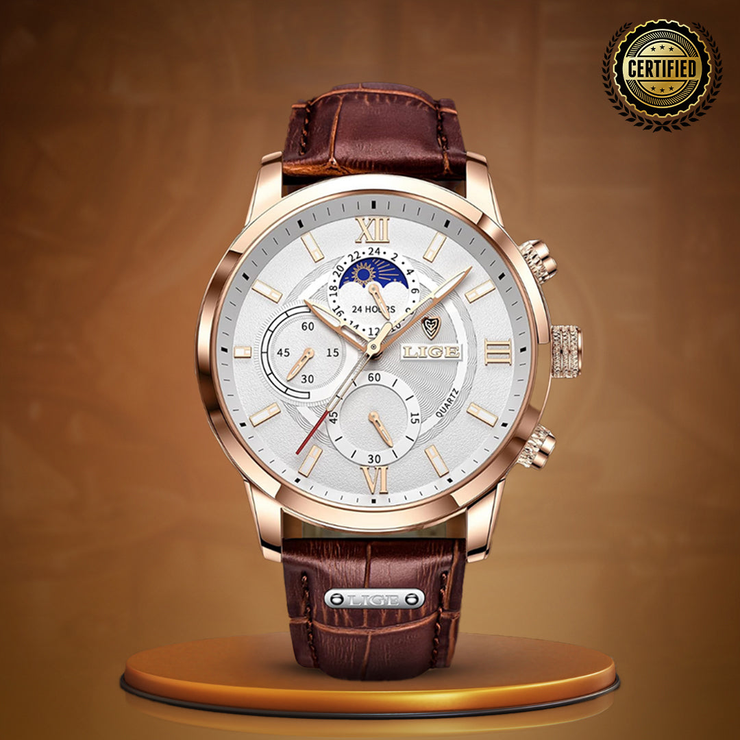 Moon Phase Sports Watch