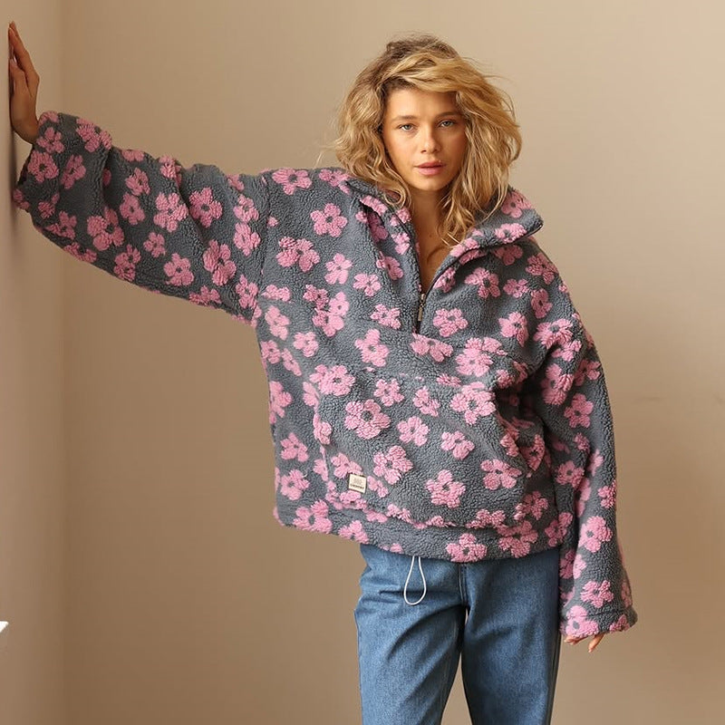 CLARA | COZY FLORAL FLEECE