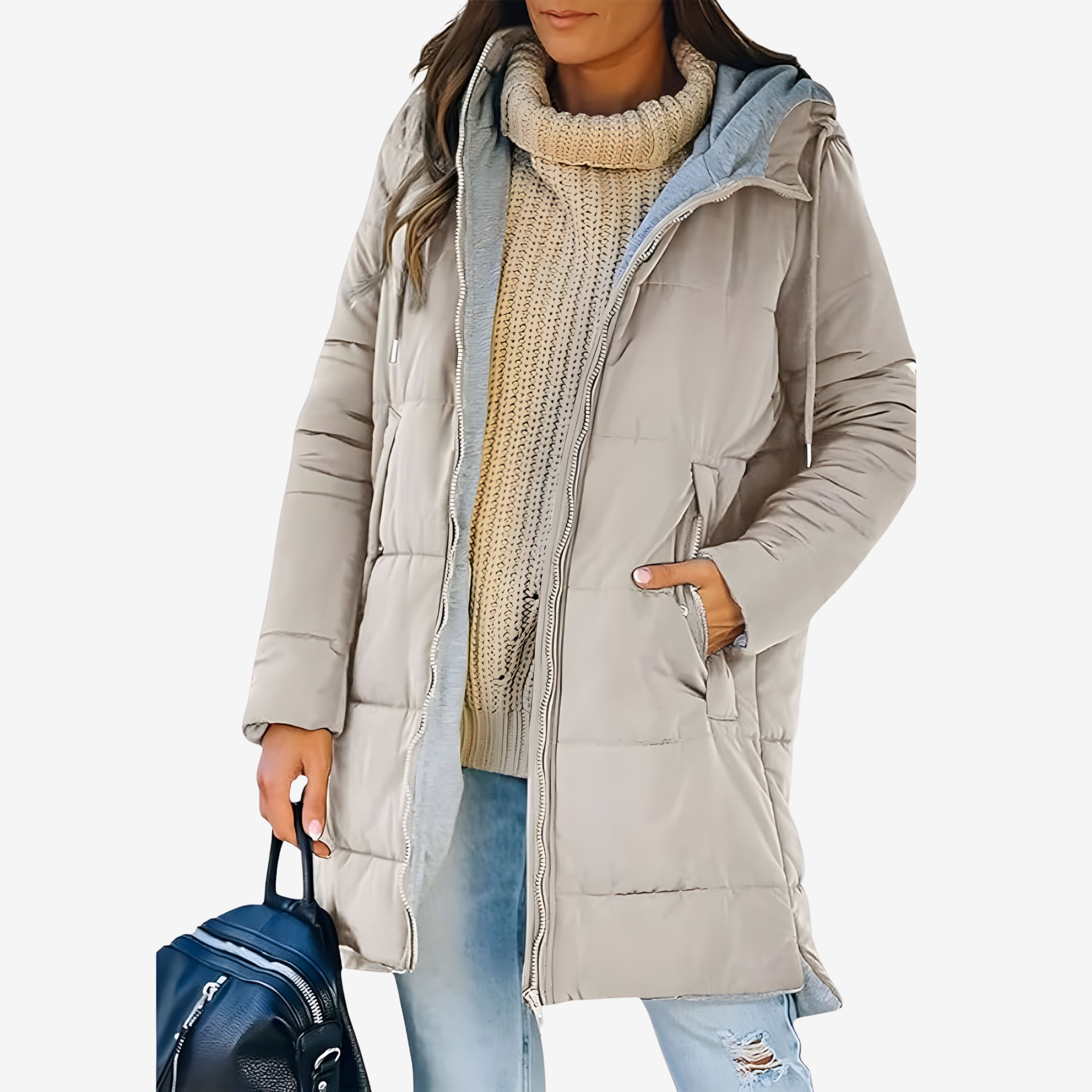ARLENA | ELEGANT QUILTED DOWN PUFFER