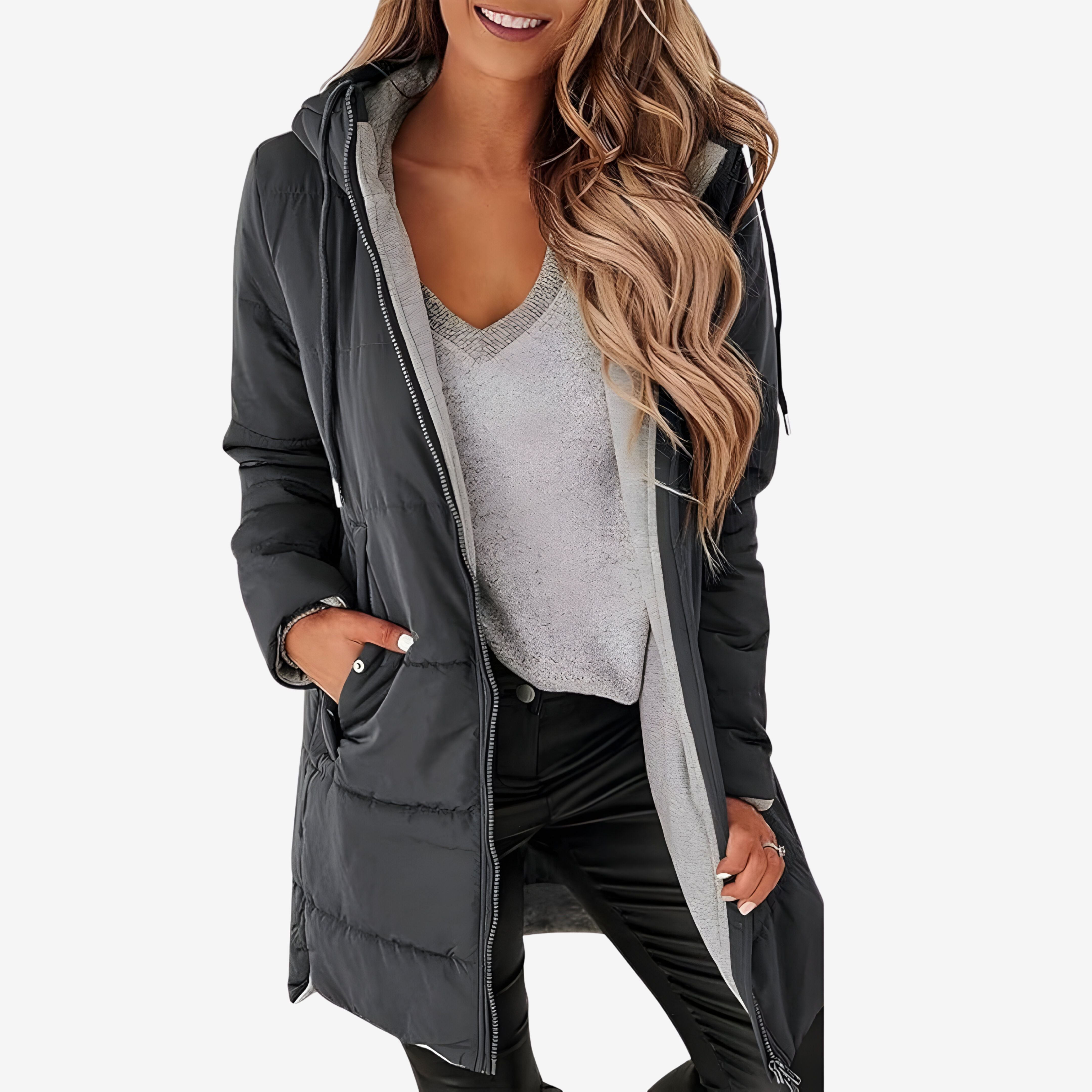 ARLENA | ELEGANT QUILTED DOWN PUFFER