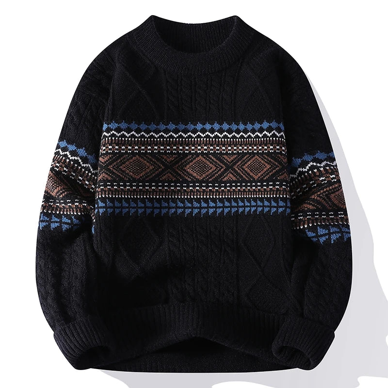 HOWARD | NORDIC TEXTURED WINTER SWEATER