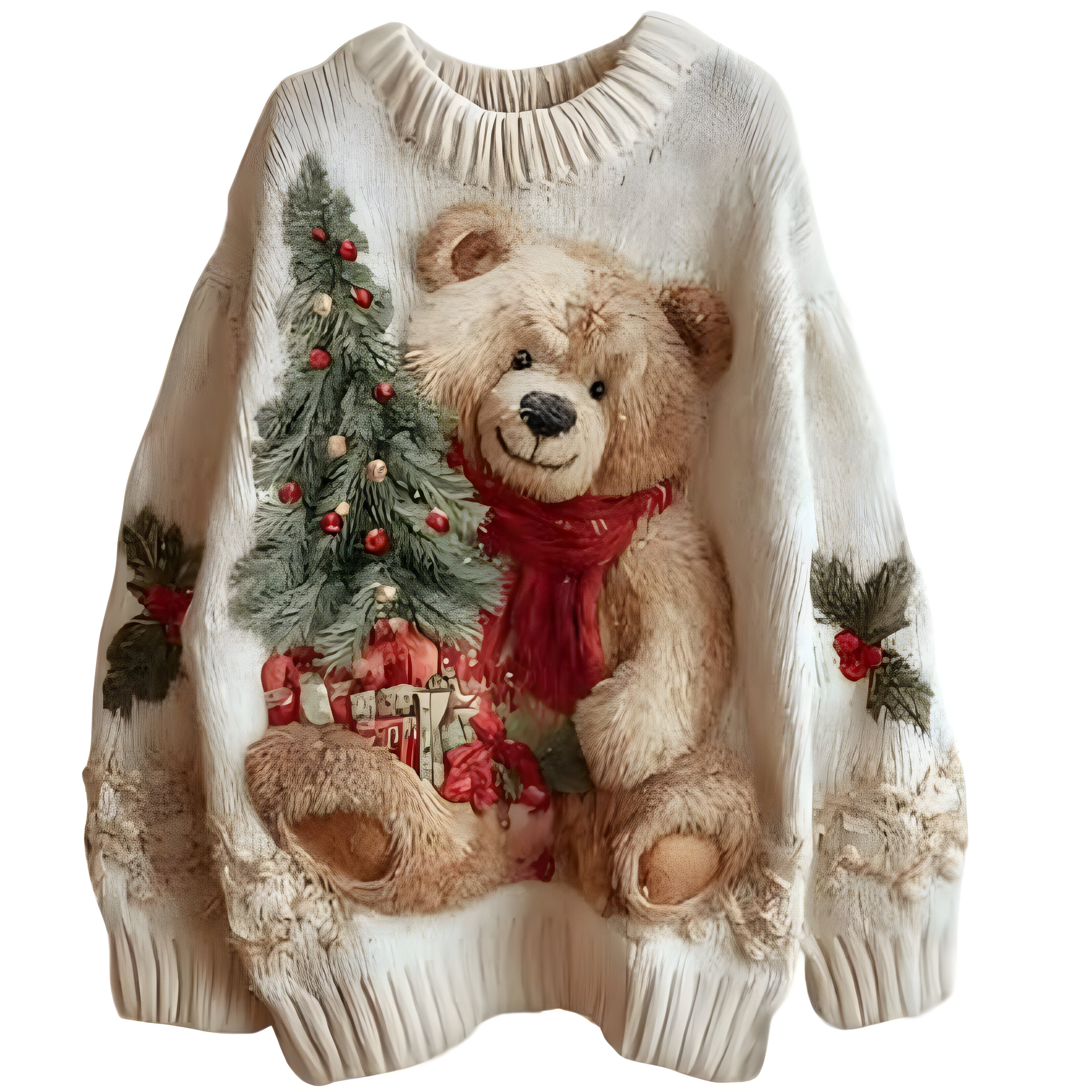ROSE | CHRISTMAS SWEATER WITH FESTIVE DETAILS