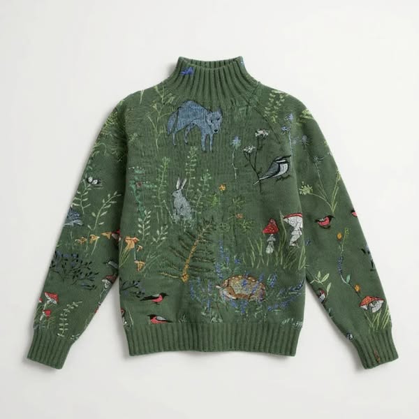 ISABELLA | WILD GARDEN EMBROIDERED SWEATER