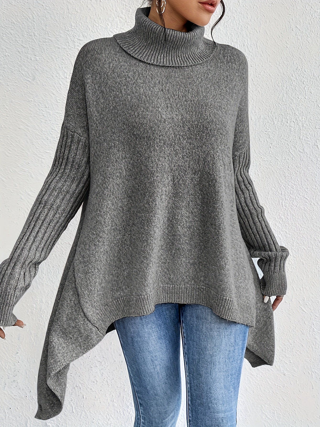 SOPHIE | OVERSIZED TURTLENECK SWEATER