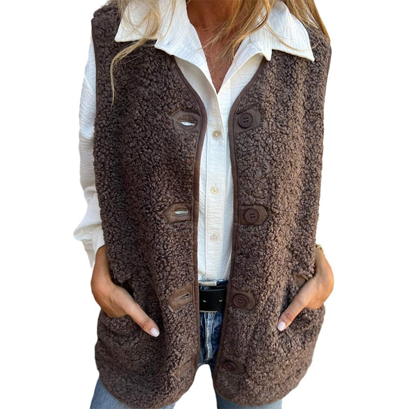 MAYA | BUTTON-DOWN WARM VEST